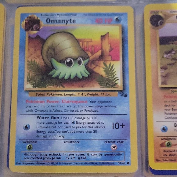 Pokémon Card Omanyte - Picture 1 of 1